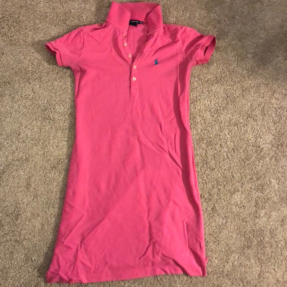 Pink Ralph Lauren polo dress
